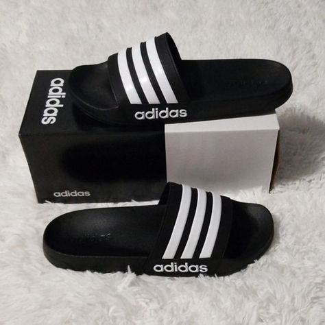 Adidas White Shoes, Mens Sandals Fashion, Crocs Fashion, Gift Box For Men, Pretty Sandals, Fashion Shoes Sandals, Dope Outfits For Guys, Adidas Mens, Girly Shoes