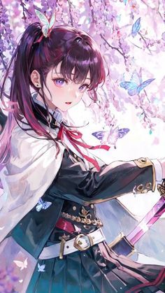 Anime Show, Images Kawaii, Anime Butterfly, Cool Anime Backgrounds, Anime Cover Photo, Demon King Anime, Anime Shadow, Anime Artwork Wallpaper, Dessin Adorable