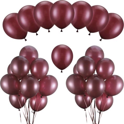 Burgundy Balloons, Kids Party Balloons, Unicorn Balloon, Wine Bottle Corks, Metallic Balloons, Rainbow Balloons, Tropical Party, Red Balloon, Wedding Balloons