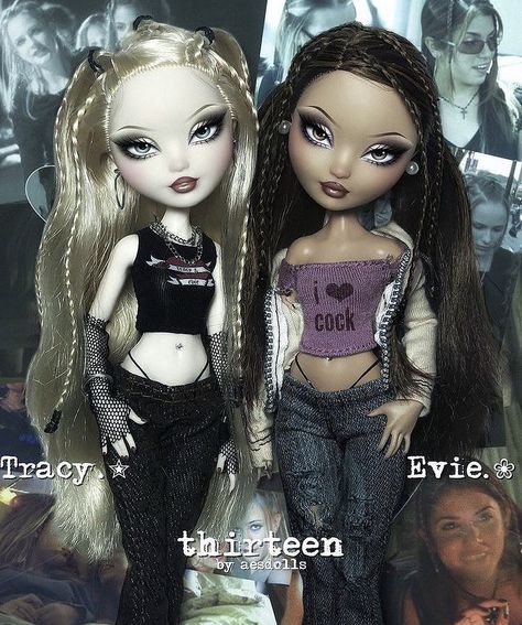 Thirteen Movie Aesthetic, My Twin Flame, Paznokcie Hello Kitty, Thirteen Movie, Bratz Doll Outfits, Happy Late Birthday, Barbie Outfits, Doll Aesthetic, Fantasy Art Dolls