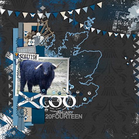 Scotland Scrapbook Layouts, Scotland Scrapbook, Scrapbooking Layouts Travel, Scrapbook Background, Great Escape, Scrapbook Printables, Travel Scrapbook, Scottish Highlands, Scrapbooking Ideas