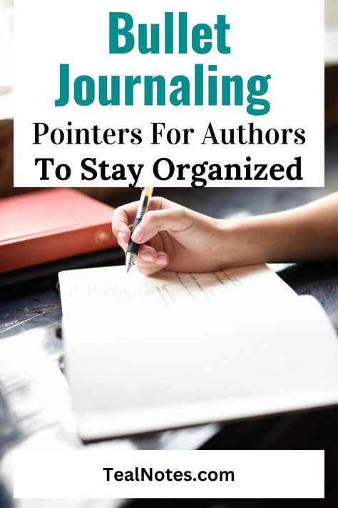 Looking for ways to write smarter? Check out these effortless bullet journaling pointers for authors from Teal Notes! Boost your productivity with bullet journal page ideas and spread layouts designed specifically for writers. Whether you're a beginner or an experienced bullet journaler, you'll find plenty of inspiration and journal ideas pages to take your writing to the next level. With these helpful tips, you'll be able to organize your writing life and reach your goals in no time. Read on! Journal Ideas For Writers, Author Journal Ideas, Bujo For Writers, Writers Notebook Set Up, Author Notebook, How To Start A Writer's Notebook, Journal Ideas Pages, Writers Journal, Bullet Journal Page Ideas