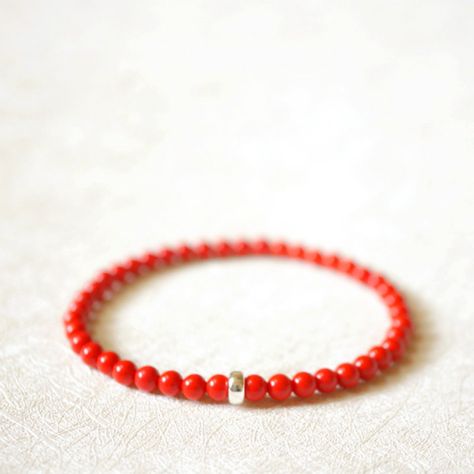 Black Pearl Bracelet, Lily Jewelry, Cheap Bracelets, New Year Gift, Charm Bangle, Healing Stone, Girls Jewelry, Sterling Silver Bracelet, Red Coral