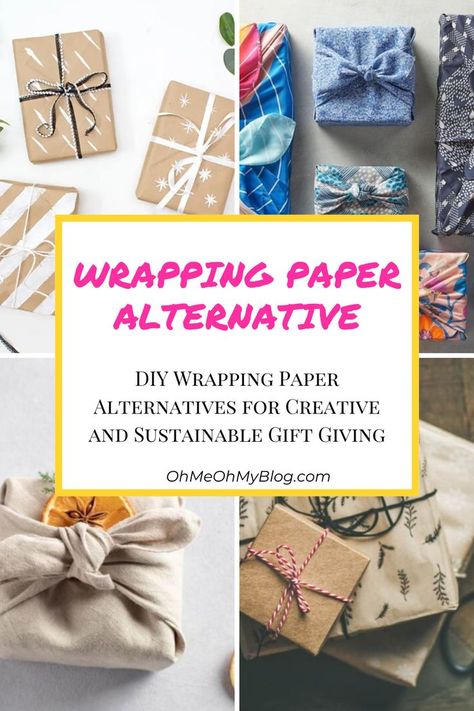 Go green this holiday season with our DIY wrapping paper alternatives. Learn how to use sustainable materials for beautifully wrapped gifts that are both eco-friendly and stylish. 🎁♻️ Wrapping Paper Alternatives, Sustainable Wrapping Paper, Sustainable Gift Wrapping Ideas, Diy Fabric Wrapping Paper, Eco Friendly Wrapping Ideas, Cute Wrapping Ideas Birthday, Sustainable Christmas Wrapping, Reusable Wrapping Paper, Sustainable Wrapping