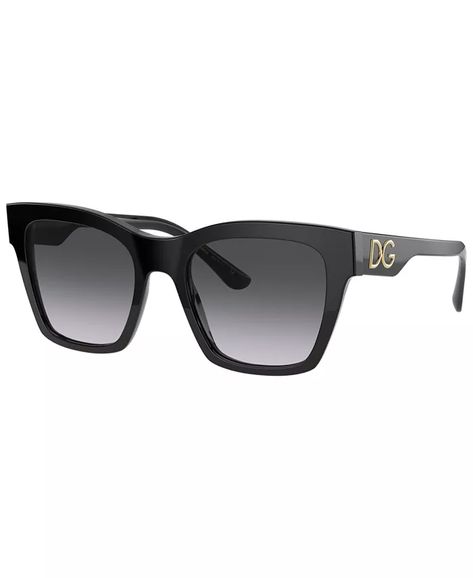 Dolce & Gabbana - Sunglasses, DG4384 53 Black Sunglasses Square, Dolce Gabbana Sunglasses, Stefano Gabbana, Fashion Marketing, Fashion Inspiration Design, Eyewear Womens, Girly Stuff, Black Sunglasses, Dillard's