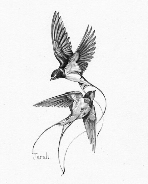 220+ Swallow Tattoos Designs with Meaning (2023) - TattoosBoyGirl Editor Tattoo, Video Tattoo, Swallow Tattoo Design, Swallow Bird Tattoos, Hirsch Tattoo, Tato Naga, Vogel Tattoo, Sparrow Tattoo, Crown Queen