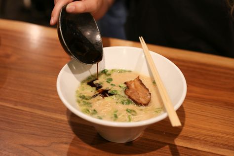 Black Garlic Oil Is What Your Ramen Has Been Missing Black Garlic Ramen Broth, Black Garlic Ramen Recipe, Black Garlic Ramen, Black Garlic Oil, Garlic Ramen, Chewy Noodles, Kimchi Ramen, Ramen Toppings, Ramen Broth