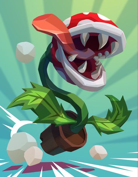 Piranha Plant, Procreate Ipad Art, Super Mario Art, Nintendo Art, Mario Art, Character Design Animation, Know Your Meme, Drawing Reference Poses, Cute Illustration