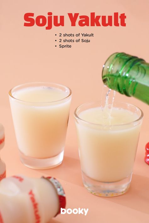 Soju Yakult Recipe, Filipino Bedroom, Soju Recipes, Homemade Coffee Drinks, Homemade Recipe Books, Resep Smoothie, Iced Drinks Recipes, Tea Drink Recipes, Homemade Cookbook