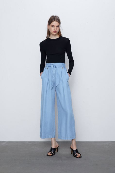 Wardrobe Revamp, Wide Leg Yoga Pants, Trousers Details, Retro Pants, Cropped Linen Pants, Outfit Mujer, Beach Outfits, Life Care, Linen Casual