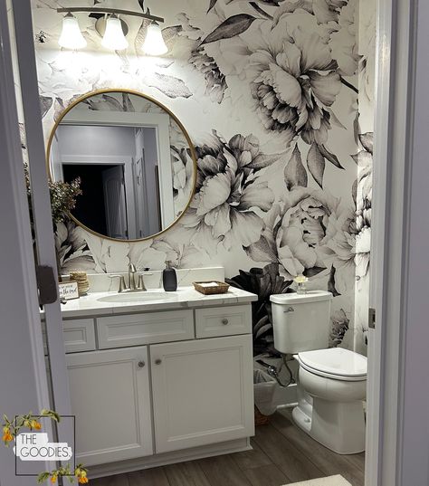 Bathroom with chrome fixtures