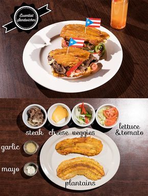 How to make a jibarito sandwich Puerto Rican Sandwich, Detox Diets, Fried Plantains, Plantain Recipes, Puerto Rican Cuisine, Puerto Rican Dishes, Puerto Rico Food, Boricua Recipes, Dominican Food