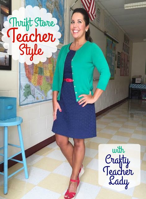 Teacher Outfit Ideas on Budget: Tips for building a professional teacher wardrobe while shopping at thrift stores! Outfit Ideas Teacher, Professional Teacher Outfits, Simplistic Living, Teacher Outfit Ideas, Stitch 626, Teacher Outfits Dresses, Young Teacher Outfits, Outfit Store, Outfits Professional