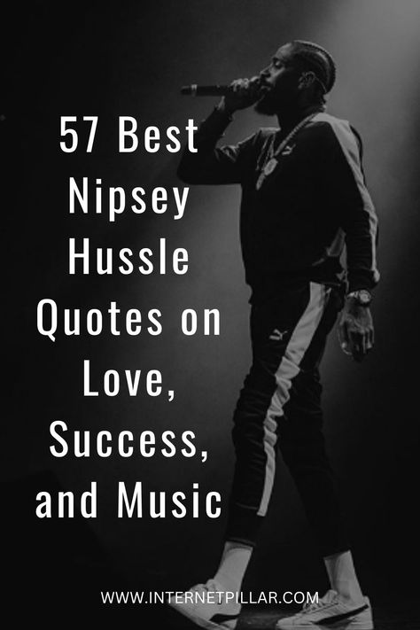 57 Best Nipsey Hussle Quotes on Love, Success, and Music - #quotes #bestquotes #dailyquotes #sayings #captions #famousquotes #deepquotes #powerfulquotes #lifequotes Nipsey Hussle Quotes Loyalty, All Money In Tattoo Nipsey Hussle, Nipsey Hussle Quotes Motivation, Rap Quotes Deep, Nipsey Hussle Quotes, Fatherhood Quotes, Homie Quotes, Hustle Quotes Motivation, Together Quotes