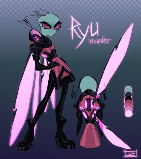 Irken Oc, Invader Zim Oc, Zootopia Anime, Invader Zim Characters, Anime Cupples, Alien Concept Art, Transformers Artwork, Invader Zim, Robot Concept Art