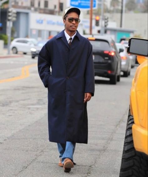 Asap Rocky In Suit, Asap Rocky Casual Style, Asap Rocky Blazer Outfit, Everyday Asap Rocky, Asap Rocky Style, Asap Rocky Dressed Up, Dressing Men, Formal Streetwear, 6th Form Outfits