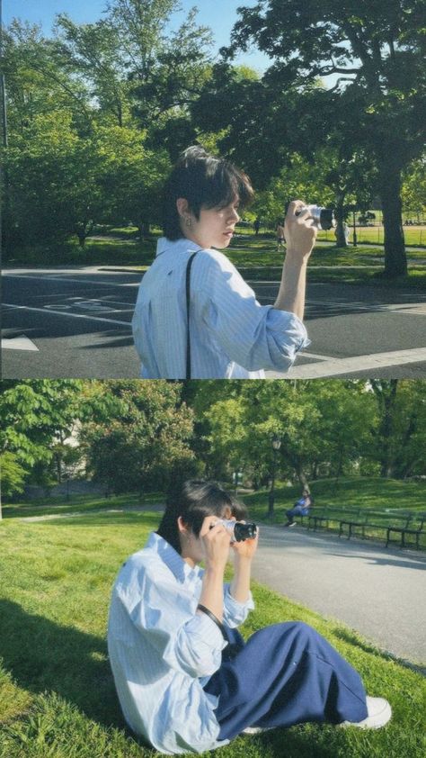 Yeonjun Boyfriend Material, Yeonjun Boyfriend, Boyfriend Material Aesthetic, Choi Daniel, Aesthetic Green, Txt Yeonjun, Boy Pictures, Creative Portraits, Poses For Men