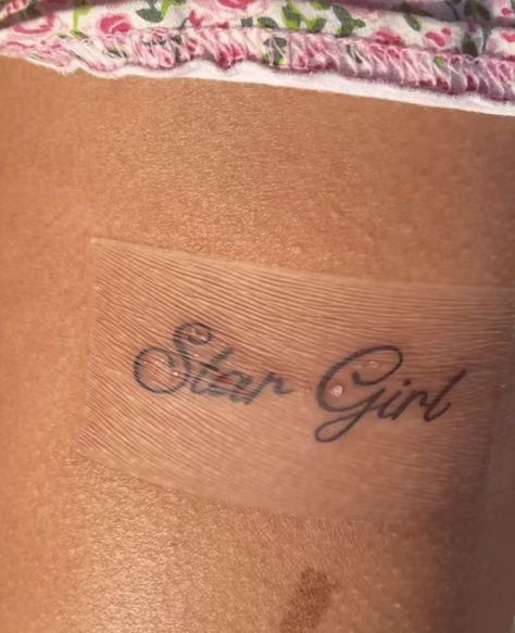 Filler Tattoo Ideas Gap Black And White, Stargirl Aesthetic Tattoo, Cute Coquette Tattoos, Coquette Tattoo Aesthetic, Inbetween Breast Tattoo Ideas, Is It Better To Speak Or Die Tattoo, Tattoo Aesthetic Girl, Coquette Tattoo Ideas, Star Girl Tattoo