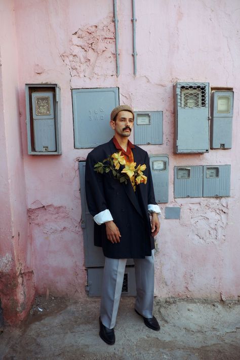 Morocco Nostalgia, Cairo Photography, Moroccan People, Musician Style, Bb Style, Moroccan Culture, Mens Editorial, Fashion Photography Inspiration, In The Corner