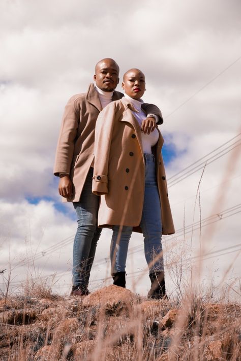 Winter photoshoot Black Couple Winter Photoshoot, Winter Pea Coat, Women's Shooting, Black Couple, Winter Photoshoot, Couple Shoot, Couples Photoshoot, Black Love, Photo Shoot