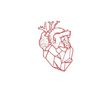 Heart Made Of Glass Tattoo, Heart Rock Tattoo, Rock Heart Tattoo, Ice Heart Drawing, Stone Heart Drawing, Paper Heart Tattoo, Mosaic Heart Tattoo, Heart Of Glass Tattoo, Heart Of Stone Tattoo