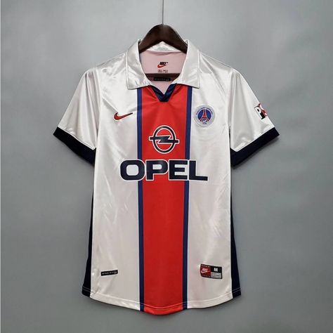 Size (S, M And L ) Color ( Home And Away) Football Team Shirts, Retro Football Shirts, Nike Short, Retro Football, Team Jersey, Football Kits, Paris Saint-germain, Shirt Store, Team Shirts