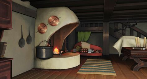 fireplace Calcifer Fireplace, Howl Aesthetic, Castle Interior Design, Castle Living Room, Ghibli Room, قلعة هاول المتحركة, Castle Rooms, Castle Interior, 하울의 움직이는 성