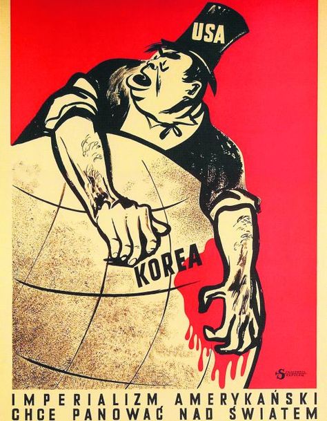 American war against Korea Ww1 Propaganda Posters, American Propaganda, American Imperialism, Propaganda Art, Propaganda Posters, Us History, Sociology, Image Macro, Vintage Posters