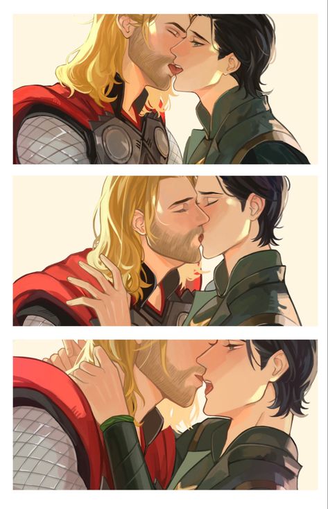 Thor X Loki, Loki Art, Loki Fanart, Loki Marvel, Loki Thor, Loki Laufeyson, Marvel Women, Marvel Jokes, Hotel Art