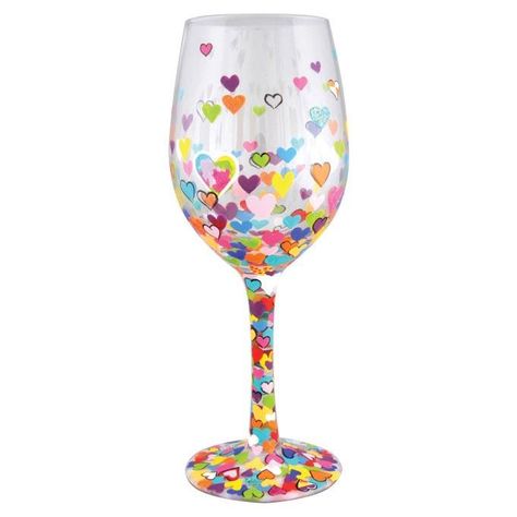 Wine Glass Decor, Drinking Glass Sets, Hand Painted Wine Glasses, Painted Wine Glasses, Wine Glass Set, Cocktail Glass, Drinking Glass, Glass Heart, Stemware