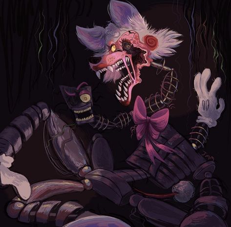 Fnaf 4 Fanart, Mangle Fnaf Fanart, Fnaf Lore, Mangle Fnaf, Fnaf Oc, Fnaf 2, Fnaf 4, Animatronic Fnaf, Fnaf Stuff