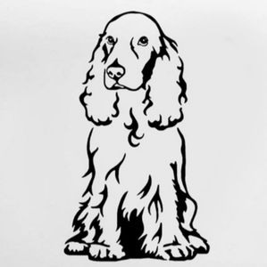 Item List: All Items | 32auctions Dog Outline, Spaniel Art, Dog Line Art, Dog Line, Cocker Spaniel Dog, Silhouette Stencil, Spaniel Puppies, Tattoo Outline, Spaniel Dog