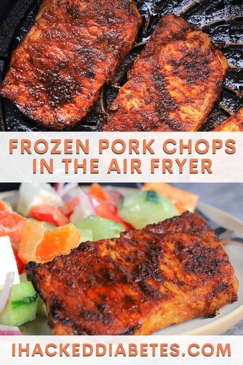 Frozen Pork Chops, Cooking Frozen Pork Chops, Pork Chops Bone In, Ribs Recipes, Bone In Pork Chops, Center Cut Pork Chops, Boneless Pork Loin Chops, Boneless Pork Chop Recipes, Air Fryer Pork