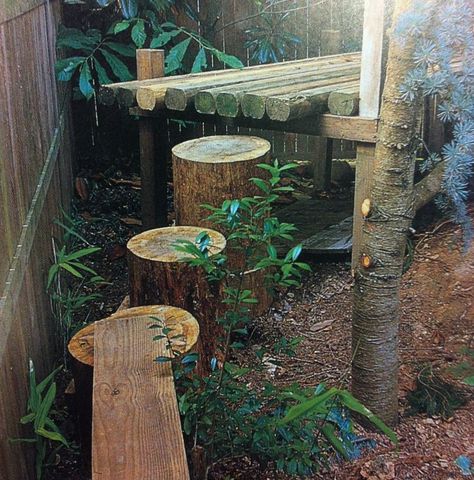 Playground Garden, Nature Playground, Wood Playground, Natural Play Spaces, Natural Playgrounds, Playground Landscaping, Resort Ideas, Kids Tree, Tree Deck