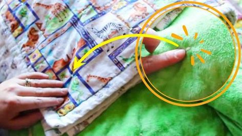 How To Tie A Quilt Using The “Hidden Tie” | DIY Joy Projects and Crafts Ideas Quilt Ties Knots, Yarn Tied Quilt, How To Tie A Quilt With Embroidery Floss, Hand Quilting Designs, Diy Joy, Big Needle, Tie Quilt, Quilt Of Valor, Making Stuff