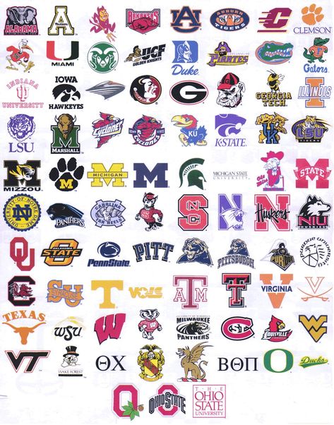 Collage Sport, College Football Logos, Marshall Michigan, Michigan M, Logo Football, Football Logos, College Football Teams, Football Team Logos, Education Activities