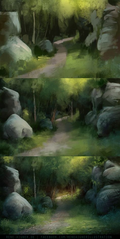 Concept Art Landscape, Concept Art Tutorial, Digital Painting Techniques, Drawing Tutorial Easy, Concept Art Drawing, Poses References, Digital Painting Tutorials, Matte Painting, Landscape Drawings