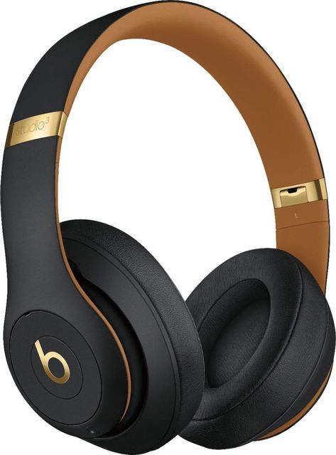 Beats by Dr. Dre - Beats StudioÂ³ Wireless Headphones - Beats Skyline Collection - Midnight Black Beats Headphones Wireless, Dre Headphones, Wireless Noise Cancelling Headphones, Head Phones, Cute Headphones, Studio Headphones, White Headphones, Headphones Wireless, Beats Studio