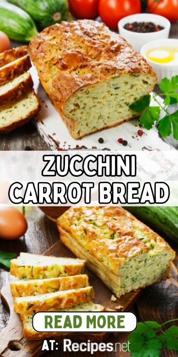 Spice up your baking repertoire with this easy zucchini bread recipe that features a delightful twist of carrots, adding a vibrant color and taste. This bread is a wonderful way to use seasonal vegetables and enjoy a sweet, healthy treat. Get the full recipe now on Recipes.net and start enjoying this delicious bread today. #SeasonalBaking #VegetableLoaf #CarrotBread #ZucchiniBreadRecipe #HealthyHomeBaking Zucchini Carrot Bread, Carrot Zucchini Bread, Carrot Bread Recipe, Veggie Loaf, Easy Zucchini Bread Recipes, Easy Zucchini Bread, Recipes Zucchini, Zucchini Carrot, Seasonal Baking