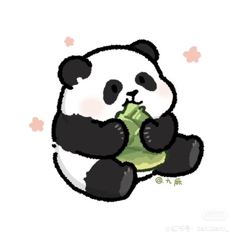 Chibi Panda Drawing, Panda Icons Aesthetic, Cute Panda Cartoon Kawaii, Kawaii Panda Drawing, Panda Drawings, Chibi Panda, Panda Icon, Cute Panda Drawing, Panda Teddy Bear