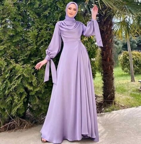 Classy Prom Dresses Long, Elegant Silk Dresses, Simple Long Dress, Modest Dresses Fashion, Tight Dress Outfit, Fashion Modest, Modest Fashion Hijab, Classy Prom Dresses, Silk Dresses