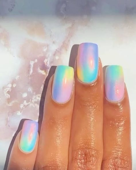 SuzieMoon🌙 on Instagram: "✨🫧💖 Opal Nails Inspo 🩵🫧✨ 1-3. Which one is your fave?  Happy Saturday!   I’ve been trying to clear out some older content out of my phone and it’s been a trip down memory lane! I was (am) clearly obsessed with Opal nails and these three I adored!   It’s interesting to see how my tutorial style has changed over the years too!   Which one is your fave? Edited:- Polishes for the first time design @opi Mod About You & Find A Boy As Cute As Can Be @essie Blue La La @rimmellondonuki Wilderness  @tonicpolish Firebird topper (discontinued)  #nailsinspiration #ignails #cutenails #nailtrends  #nailsathome  #simplenails #trendynails #naildesigns #nails2inspire #nailideas  #nailart #pinterestnails #pastelaesthetic #nailstyle #nails2024 #springnails2024 #gradientnails #om Spring Nails Easy, Opi Mod About You, Nail Inspo Trendy, Pastel Nail Art, Opal Nails, Nail Quotes, Nails Easy, Pretty Nail Art, Gradient Nails