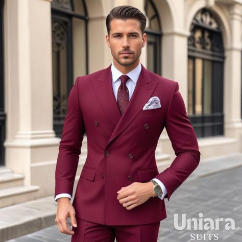 Men Burgundy Suit - Men Wedding Groomsmen Suit - Men Stylish Slim Fit Suit - Men Formal Fashion Suit Listing Include (Coat + Pant) Fabric:- Imported Premium Color:- Burgundy Machine Washable No Dry clean Recommended The Suit is for wedding, Party, Proms, and Etc. Express Shipping to world-wide but Remote Area May Take Longer Little color variation may possible due to photography and lights Please give us the measurement in Inches for Suit  Jacket:- 1. Jacket Length  2. Chest         (Full circumference) 3. Stomach       (Full circumference) 4. Hip           (Full circumference) 5. Shoulder To Shoulder Bone 6. Sleeve Length       7. Actual Height      Pant. 1. Waist (Full circumference) 2. Hip   (Full circumference) 3. Thigh.(Full circumference) 4. Knee  (Full circumference) 5. Bottom Hem ( Men Burgundy Suit, Burgundy Suit Men, Slim Fit Suit Men, Formal Fashion, Burgundy Suit, Formal Mens Fashion, Wedding Groomsmen, Suit Men, Groomsmen Suits