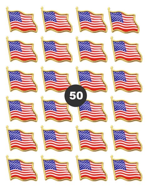 PRICES MAY VARY. 【American Flag Lapel Pins】: Show your strong American pride and patriotism with our patriotic lapel pins. 【PACKAGE】: Include 50 pcs USA Waving Flag Pins. Each size is 0.75*0.7*0.4 inch(L*W*H), with an individual package. 【EASY TO USE】: Each lapel pin is reusable, features an easy open clasp, making it easy to wear them on your shirt, hat, t-shirt or sweater, or attach it to your backpack for personalized decoration. 【HIGH QUALITY】: Brass plated metal alloy and epoxy enamel, dura American Flag Pin, Pins Brooch, Military Homecoming, Waving Flag, Flag Pins, Sports Models, National Holidays, American Pride, Veterans Day