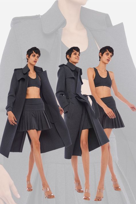 Norma Kamali Pre-Fall 2023 Fashion Show | Vogue Paris Street Style Spring, Pre Fall 2023, Fashion Accessories Trends, Vegan Leather Jacket, Paris Street Style, Norma Kamali, Spring Street Style, 2023 Collection, 2023 Fashion