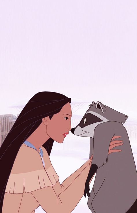 Meeko Pocahontas, Pocahontas Meeko, Disney Characters Christmas, Disney Princess Pocahontas, Disney Sidekicks, Animation Disney, Wallpaper Iphone Disney Princess, Disney Icons, Disney Pixar Movies