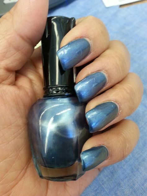 Blue Gray Pewter Blue Gray, Blue Grey, Nail Polish, Nails, Grey, Blue, Beauty