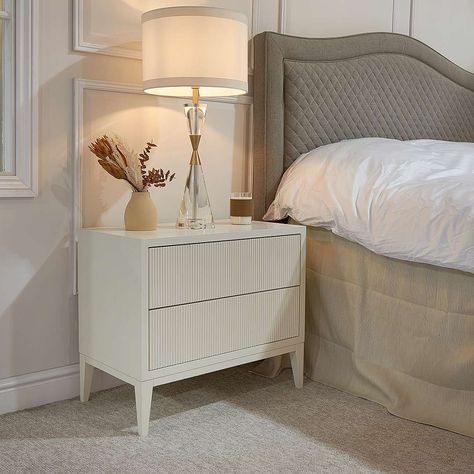 Amur Wide Bedside Cabinet - RV Astley