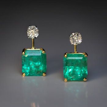 vintage emerald and diamond earrings Vintage Emerald Earrings, Russian Emerald, Emerald Earrings Studs, Womens Earrings Studs, Earrings Antique, Faberge Eggs, Emerald Earrings, Emerald Jewelry, Antique Earrings