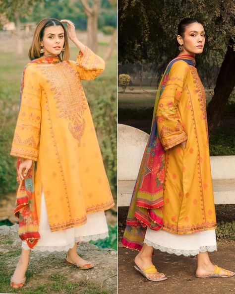 LAAM BASICS on Instagram: “Waliya, Laraib, Hania and Umara & Kashaf look stunning in these lawn prints 😍 Shop their looks at LAAM ✨ 👗: Coco by Zara Shahjahan - link…” Oh My Dress, Girl Perfume, Zara Shahjahan, Simple Dress Casual, Lawn Dresses, Dress Designing, Dresses For Summer, Lace Dress Design, Pakistani Fashion Casual